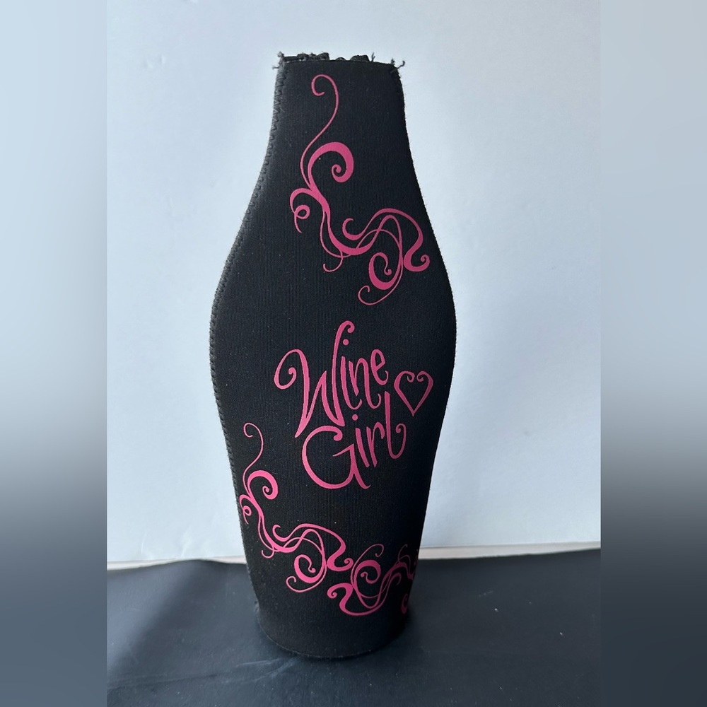 New With Tag- Wine Girl Neoprene Koozie